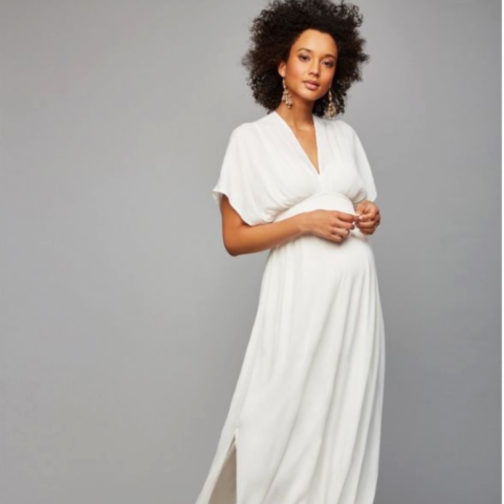 Ella Moss Gauze Maternity Maxi Dress